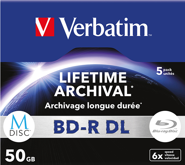 Blu-ray disk Verbatim MDISC 50 GB